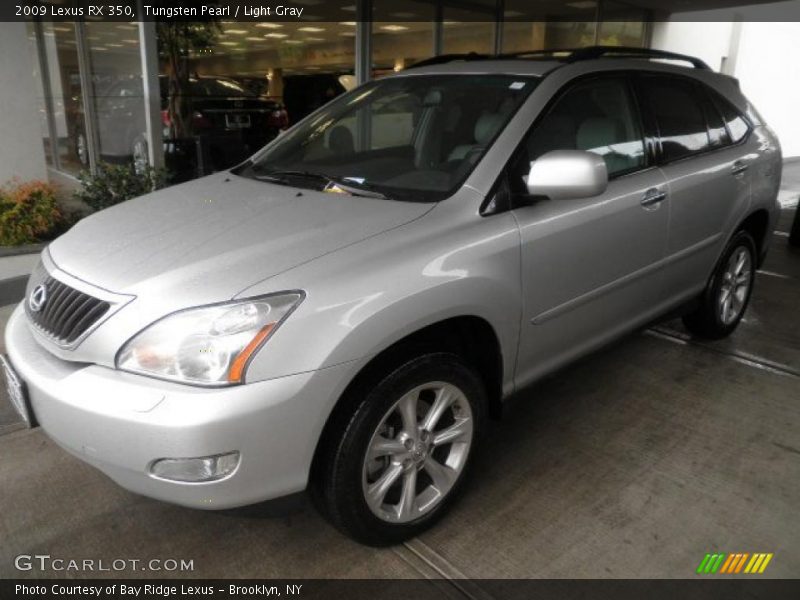 Tungsten Pearl / Light Gray 2009 Lexus RX 350