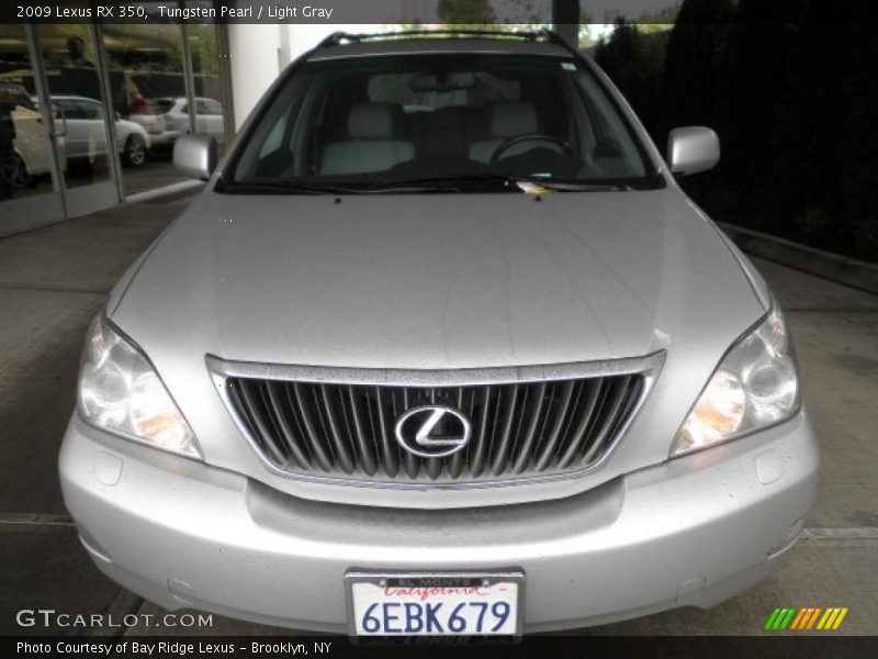 Tungsten Pearl / Light Gray 2009 Lexus RX 350