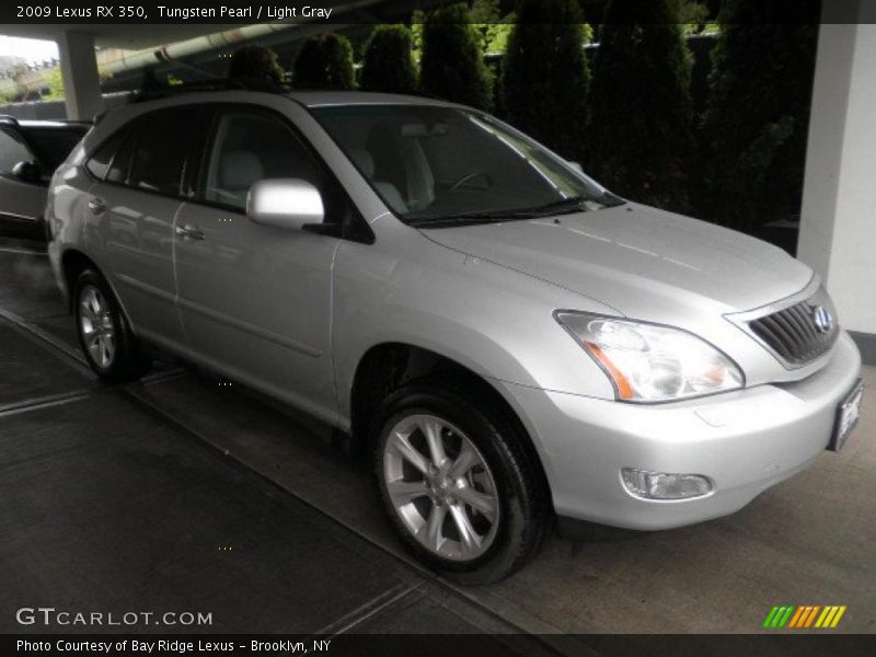 Tungsten Pearl / Light Gray 2009 Lexus RX 350