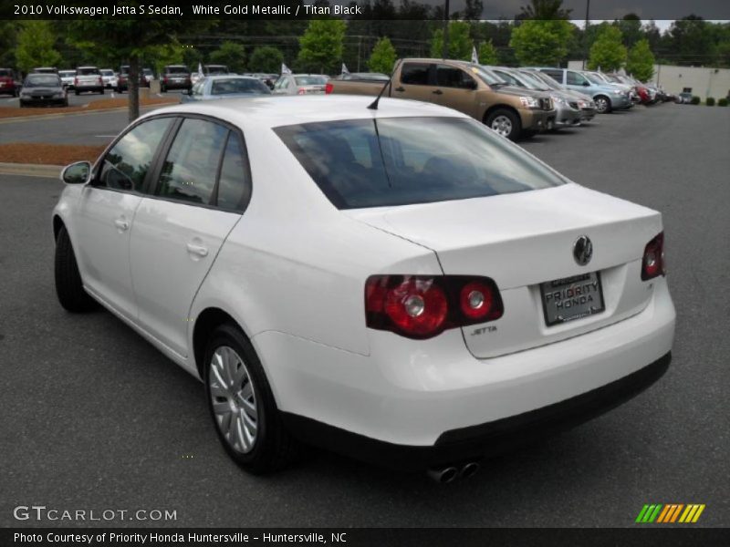 White Gold Metallic / Titan Black 2010 Volkswagen Jetta S Sedan