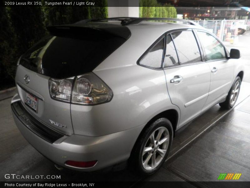 Tungsten Pearl / Light Gray 2009 Lexus RX 350