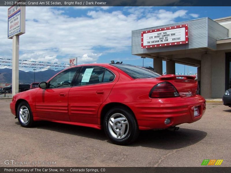Bright Red / Dark Pewter 2002 Pontiac Grand Am SE Sedan