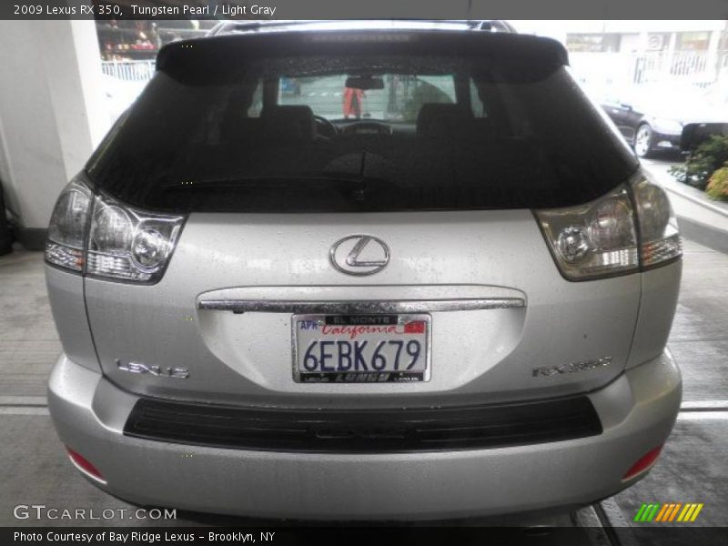 Tungsten Pearl / Light Gray 2009 Lexus RX 350