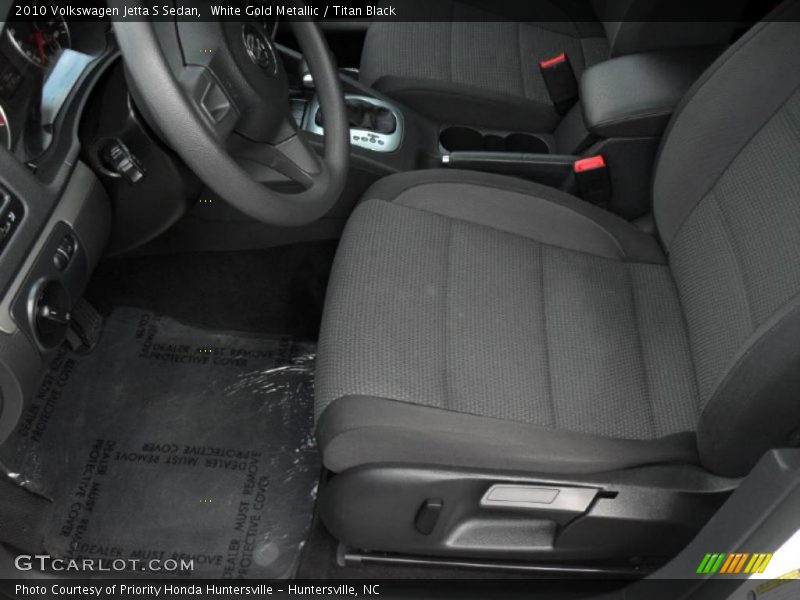 White Gold Metallic / Titan Black 2010 Volkswagen Jetta S Sedan