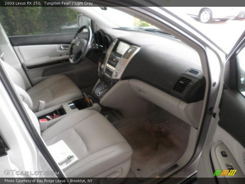 Tungsten Pearl / Light Gray 2009 Lexus RX 350