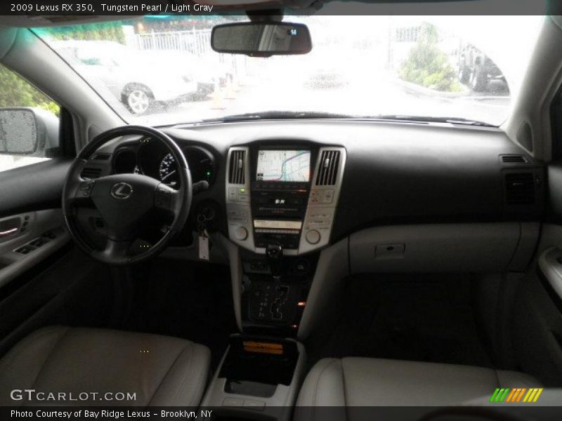 Tungsten Pearl / Light Gray 2009 Lexus RX 350