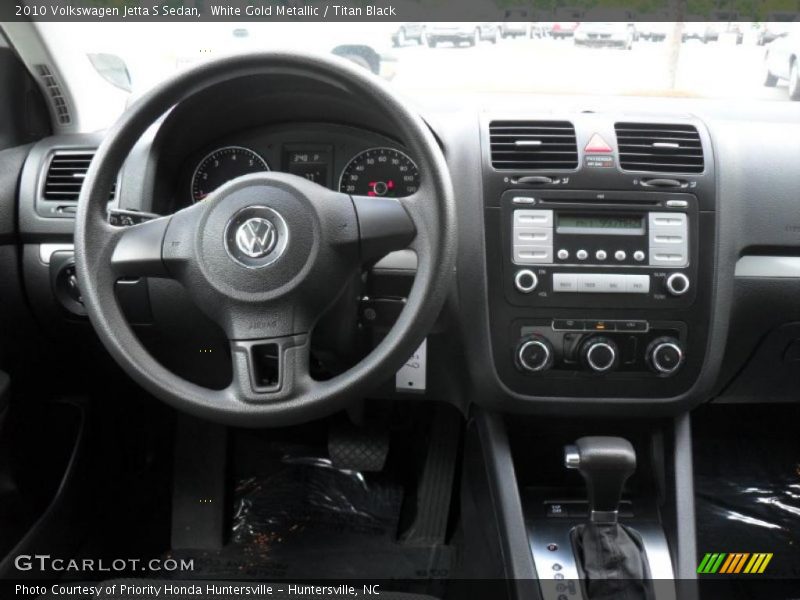 White Gold Metallic / Titan Black 2010 Volkswagen Jetta S Sedan