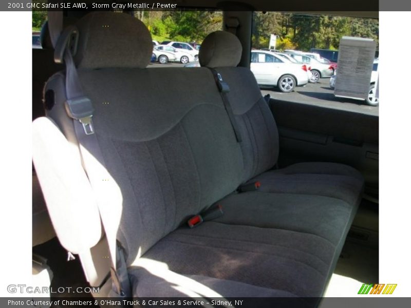 Storm Gray Metallic / Pewter 2001 GMC Safari SLE AWD
