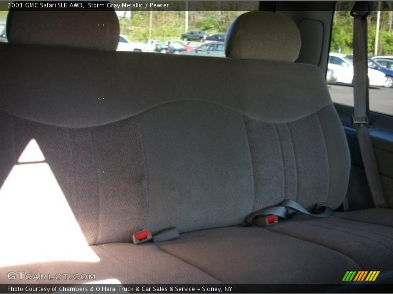 Storm Gray Metallic / Pewter 2001 GMC Safari SLE AWD