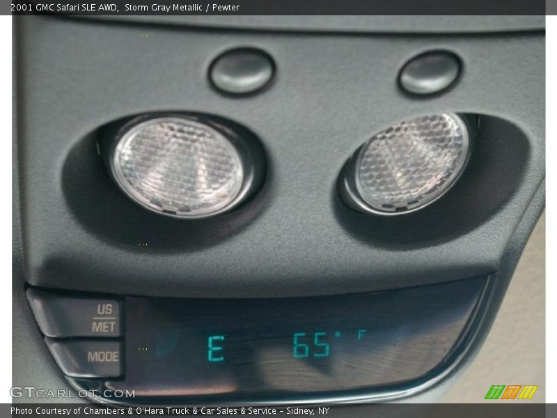 Storm Gray Metallic / Pewter 2001 GMC Safari SLE AWD