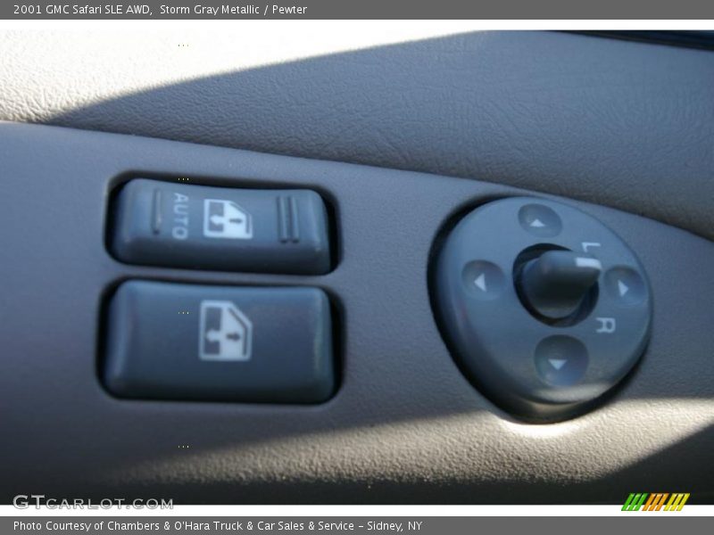 Storm Gray Metallic / Pewter 2001 GMC Safari SLE AWD