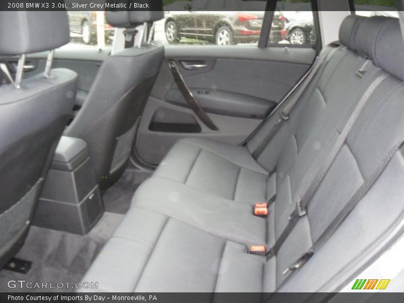 Silver Grey Metallic / Black 2008 BMW X3 3.0si