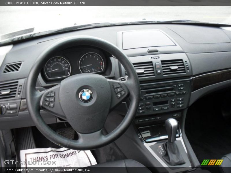 Silver Grey Metallic / Black 2008 BMW X3 3.0si