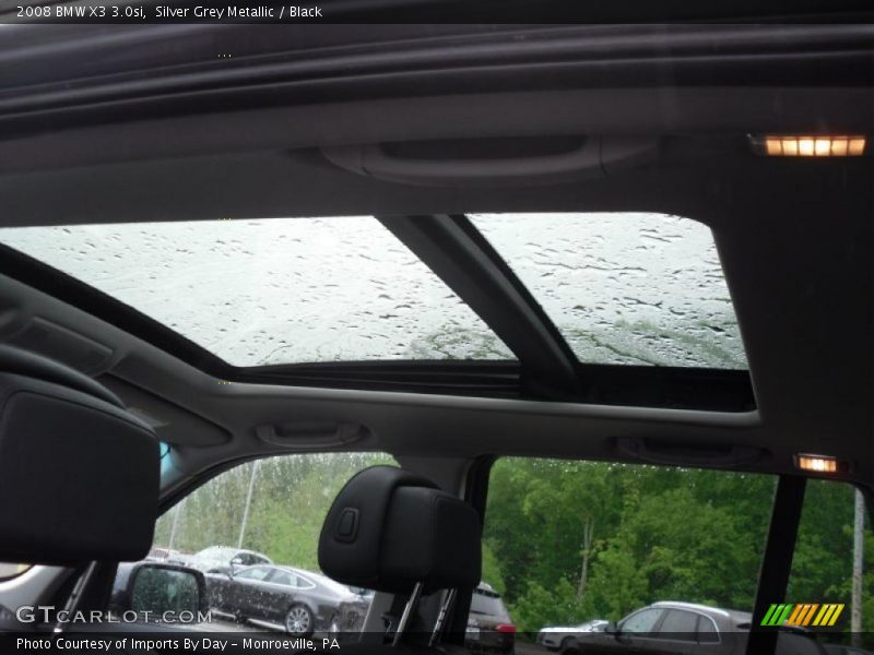 Silver Grey Metallic / Black 2008 BMW X3 3.0si