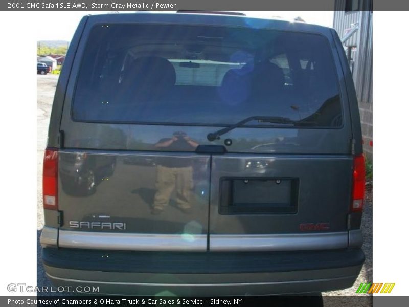 Storm Gray Metallic / Pewter 2001 GMC Safari SLE AWD