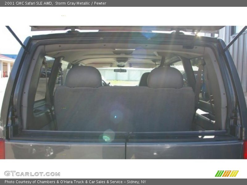 Storm Gray Metallic / Pewter 2001 GMC Safari SLE AWD