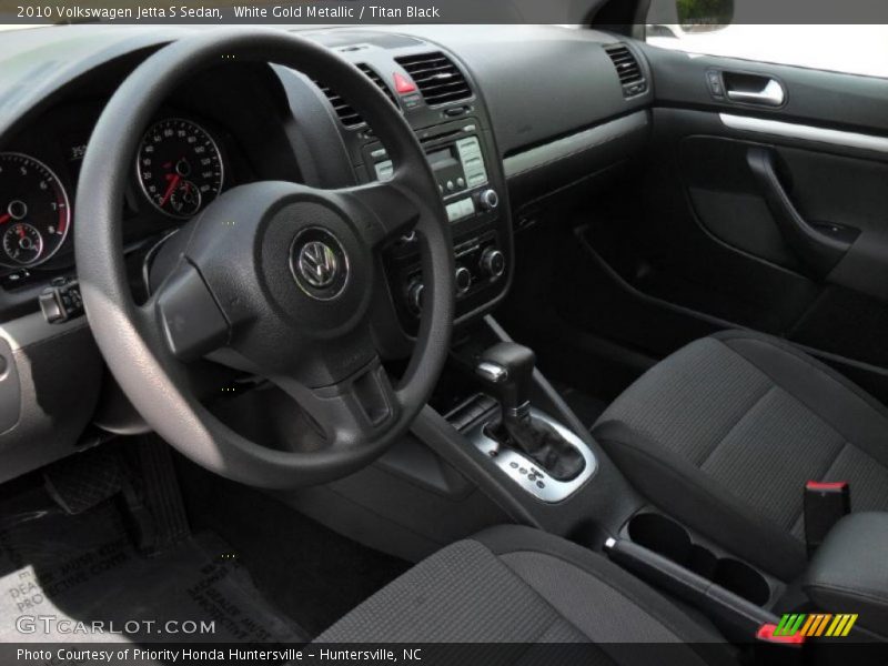 White Gold Metallic / Titan Black 2010 Volkswagen Jetta S Sedan