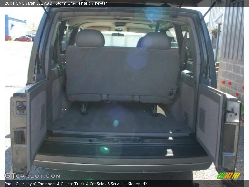 Storm Gray Metallic / Pewter 2001 GMC Safari SLE AWD