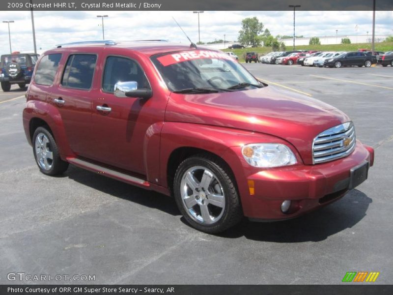 Crystal Red Metallic / Ebony 2009 Chevrolet HHR LT