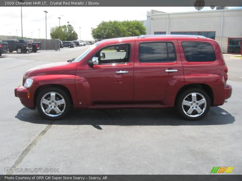 Crystal Red Metallic / Ebony 2009 Chevrolet HHR LT
