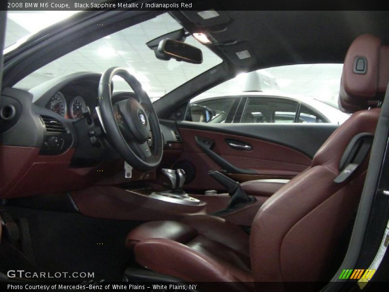  2008 M6 Coupe Indianapolis Red Interior