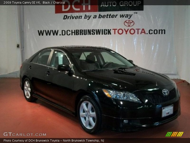 Black / Charcoal 2009 Toyota Camry SE V6