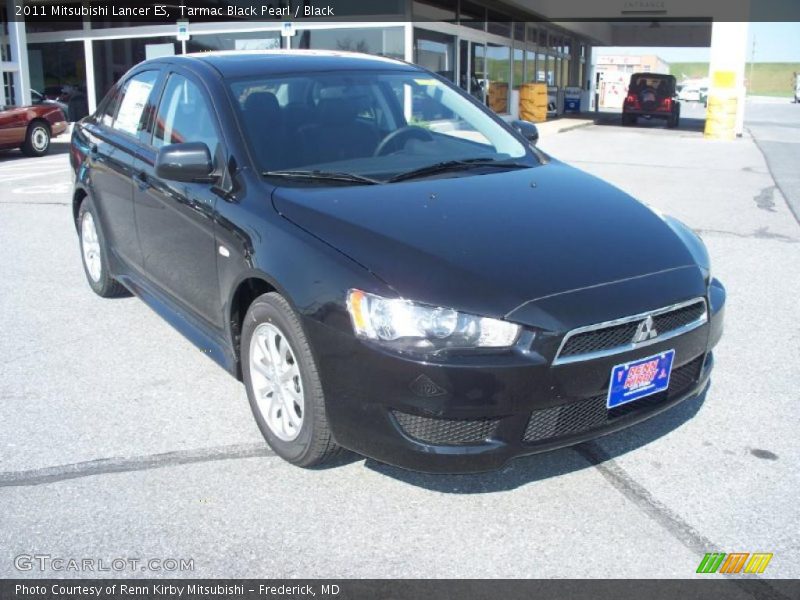 Tarmac Black Pearl / Black 2011 Mitsubishi Lancer ES