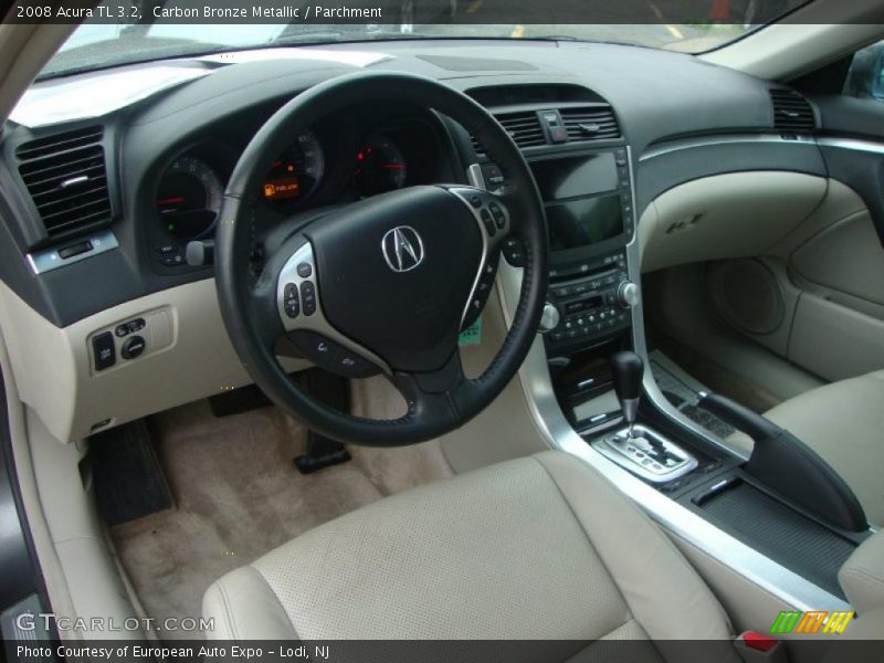 Carbon Bronze Metallic / Parchment 2008 Acura TL 3.2