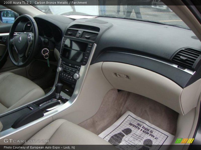 Carbon Bronze Metallic / Parchment 2008 Acura TL 3.2