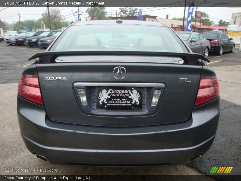 Carbon Bronze Metallic / Parchment 2008 Acura TL 3.2