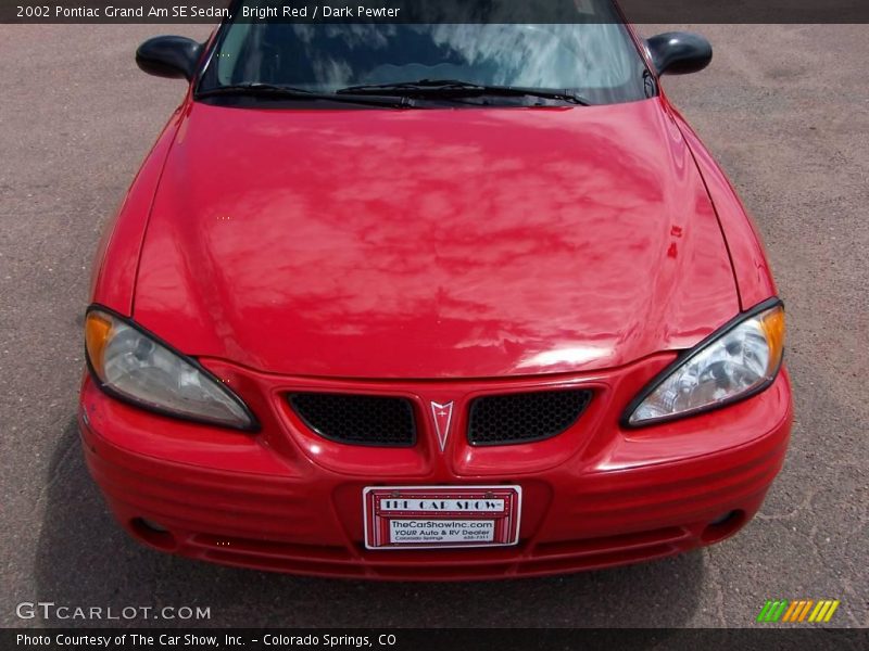 Bright Red / Dark Pewter 2002 Pontiac Grand Am SE Sedan