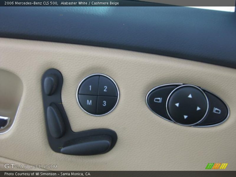 Alabaster White / Cashmere Beige 2006 Mercedes-Benz CLS 500