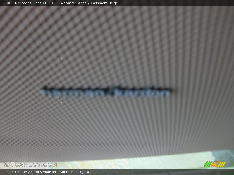 Alabaster White / Cashmere Beige 2006 Mercedes-Benz CLS 500