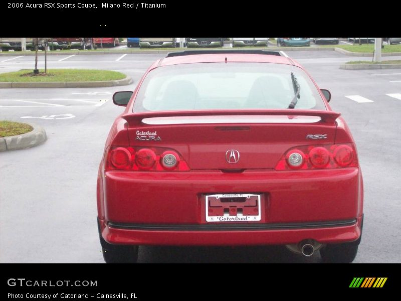 Milano Red / Titanium 2006 Acura RSX Sports Coupe