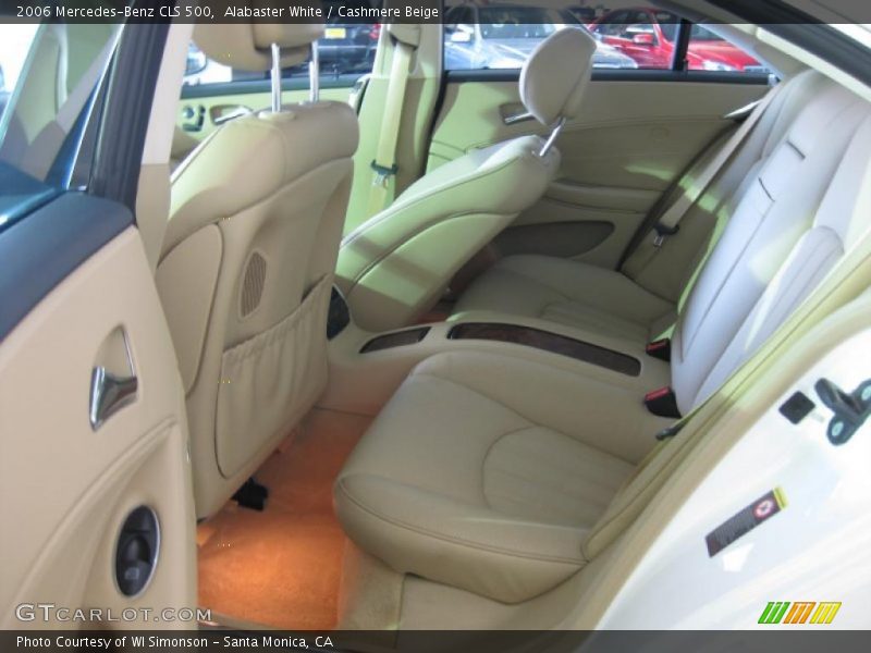 Alabaster White / Cashmere Beige 2006 Mercedes-Benz CLS 500