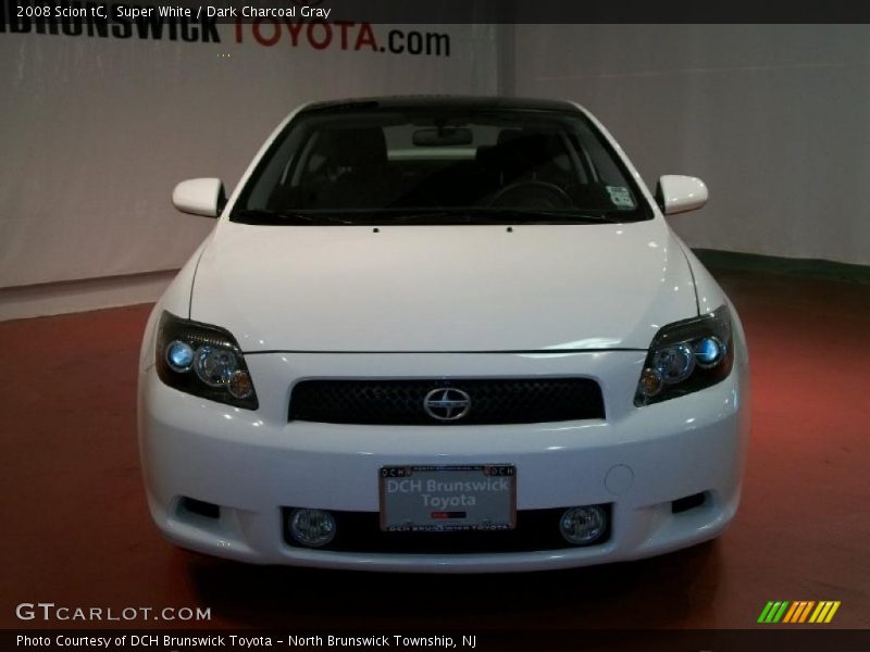 Super White / Dark Charcoal Gray 2008 Scion tC