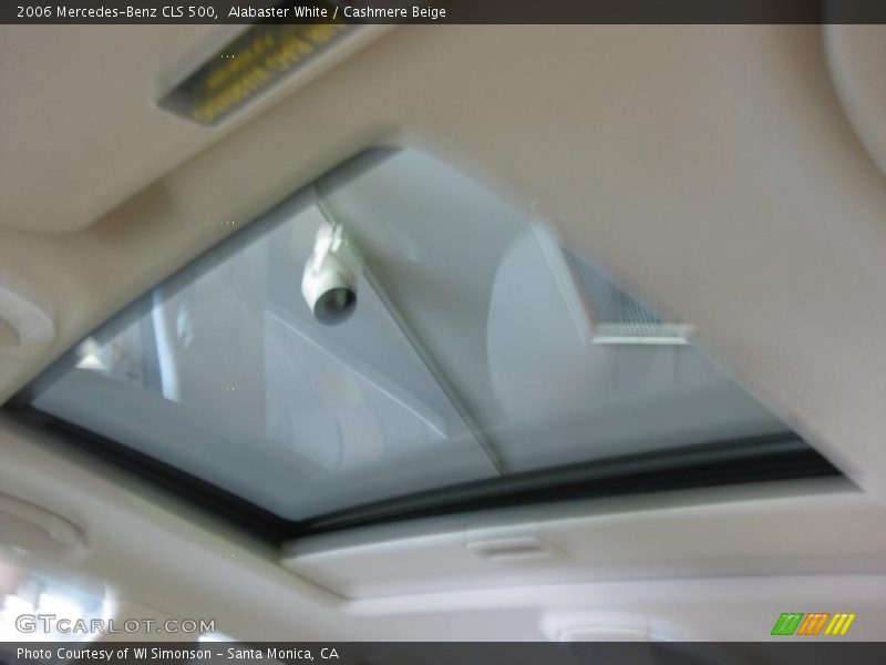 Alabaster White / Cashmere Beige 2006 Mercedes-Benz CLS 500