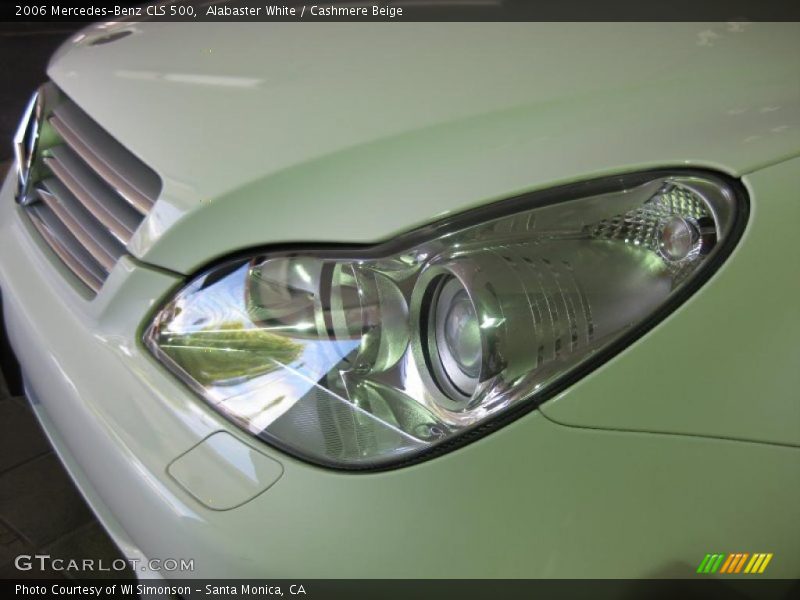 Alabaster White / Cashmere Beige 2006 Mercedes-Benz CLS 500