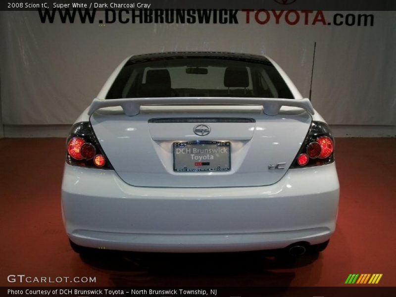 Super White / Dark Charcoal Gray 2008 Scion tC