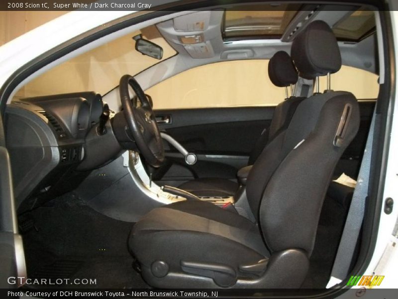 Super White / Dark Charcoal Gray 2008 Scion tC