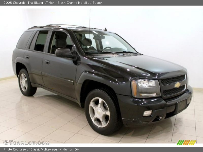 Black Granite Metallic / Ebony 2008 Chevrolet TrailBlazer LT 4x4