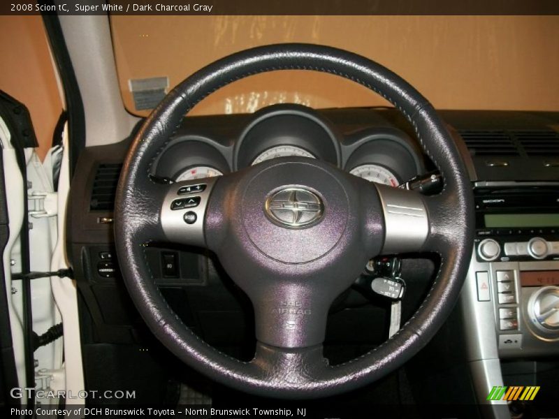 Super White / Dark Charcoal Gray 2008 Scion tC