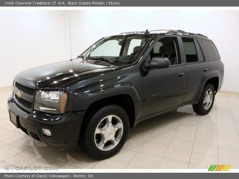 Black Granite Metallic / Ebony 2008 Chevrolet TrailBlazer LT 4x4