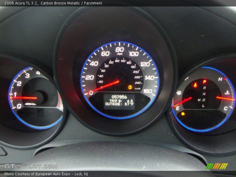 Carbon Bronze Metallic / Parchment 2008 Acura TL 3.2