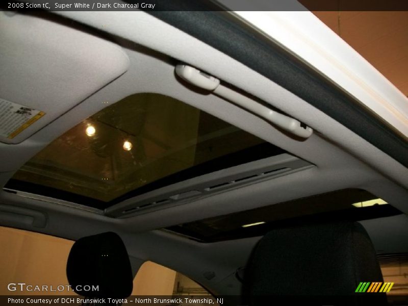 Super White / Dark Charcoal Gray 2008 Scion tC