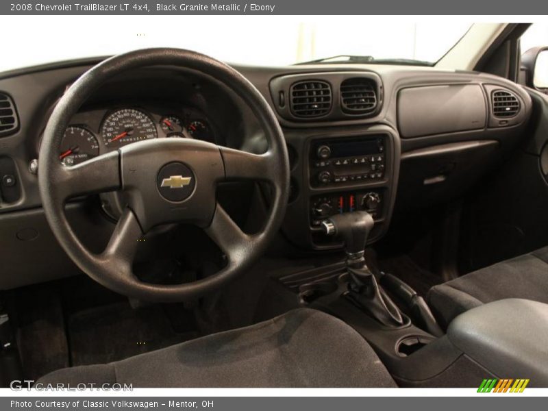 Black Granite Metallic / Ebony 2008 Chevrolet TrailBlazer LT 4x4