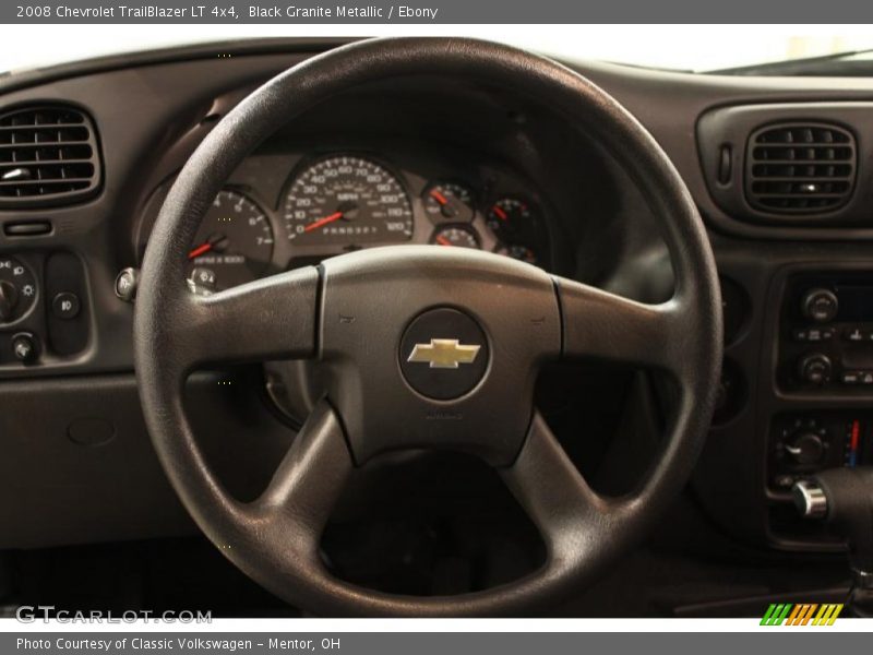 Black Granite Metallic / Ebony 2008 Chevrolet TrailBlazer LT 4x4