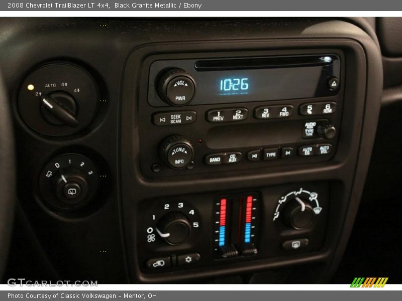 Black Granite Metallic / Ebony 2008 Chevrolet TrailBlazer LT 4x4