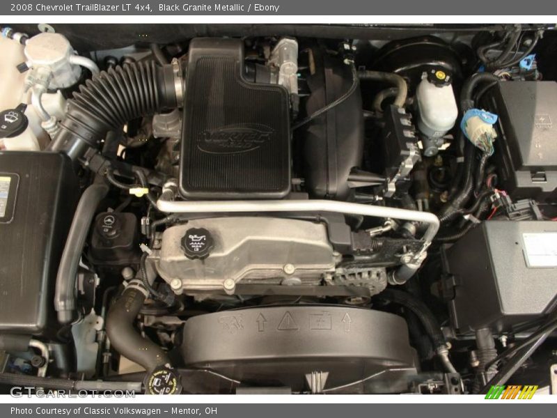 Black Granite Metallic / Ebony 2008 Chevrolet TrailBlazer LT 4x4