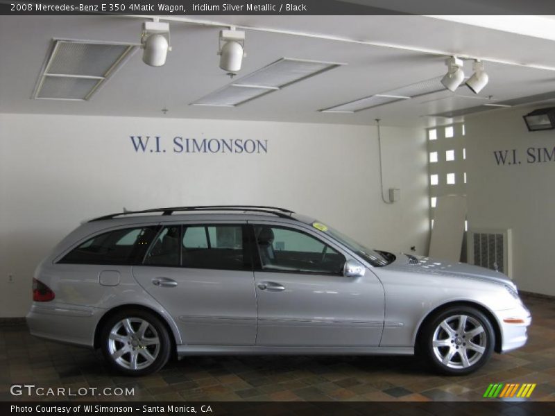 Iridium Silver Metallic / Black 2008 Mercedes-Benz E 350 4Matic Wagon